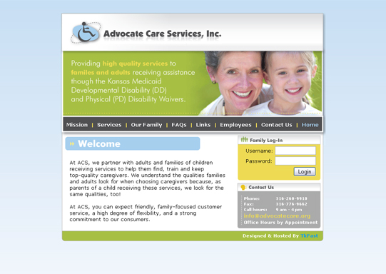 Advocate Care Services - Home Page